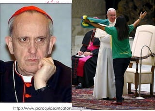 “Ele não mudou absolutamente nada. A
única coisa que mudou foi seu sorriso, que
antes não tinha aqui (em Buenos Aires)”
http://www.paroquiasantoafonso.org.br/?p=13113
 