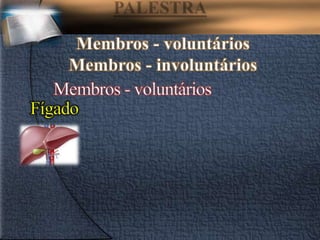 Membros - voluntários
Membros - involuntários
 