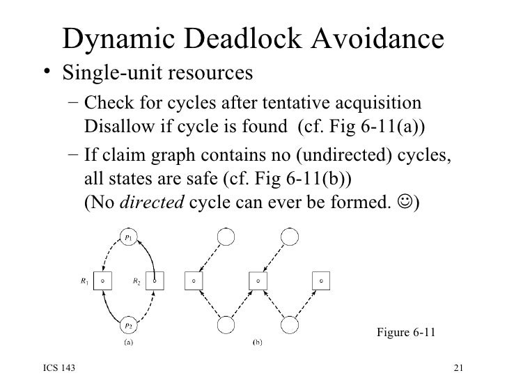 deadlock prevention and avoidance in os pdf