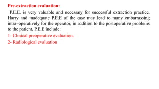 Pre Extraction Evaluation OS6.pptxvdhehehehehehehhrvrjrorjrbbrj4j4j4j4 | PPTX