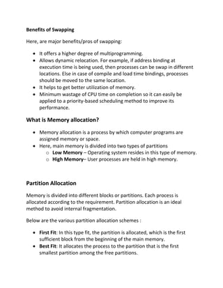 CSI-503 - 6. Memory Management | PDF