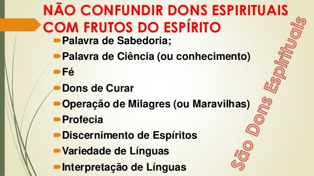 Os 9 dons do Espírito Santo