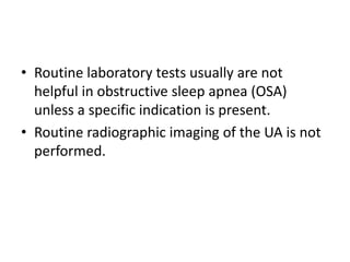 Obstructive Sleep Apnea (OSA) | PPTX