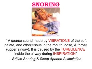 Obstructive Sleep Apnoea | PPTX