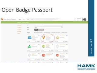 Open Badge Passport
 