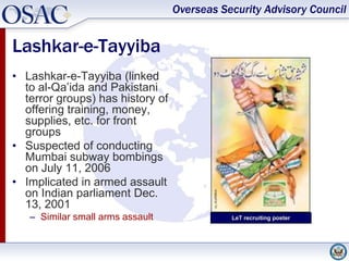 OSAC Mumbai Attack Presentation