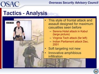 OSAC Mumbai Attack Presentation