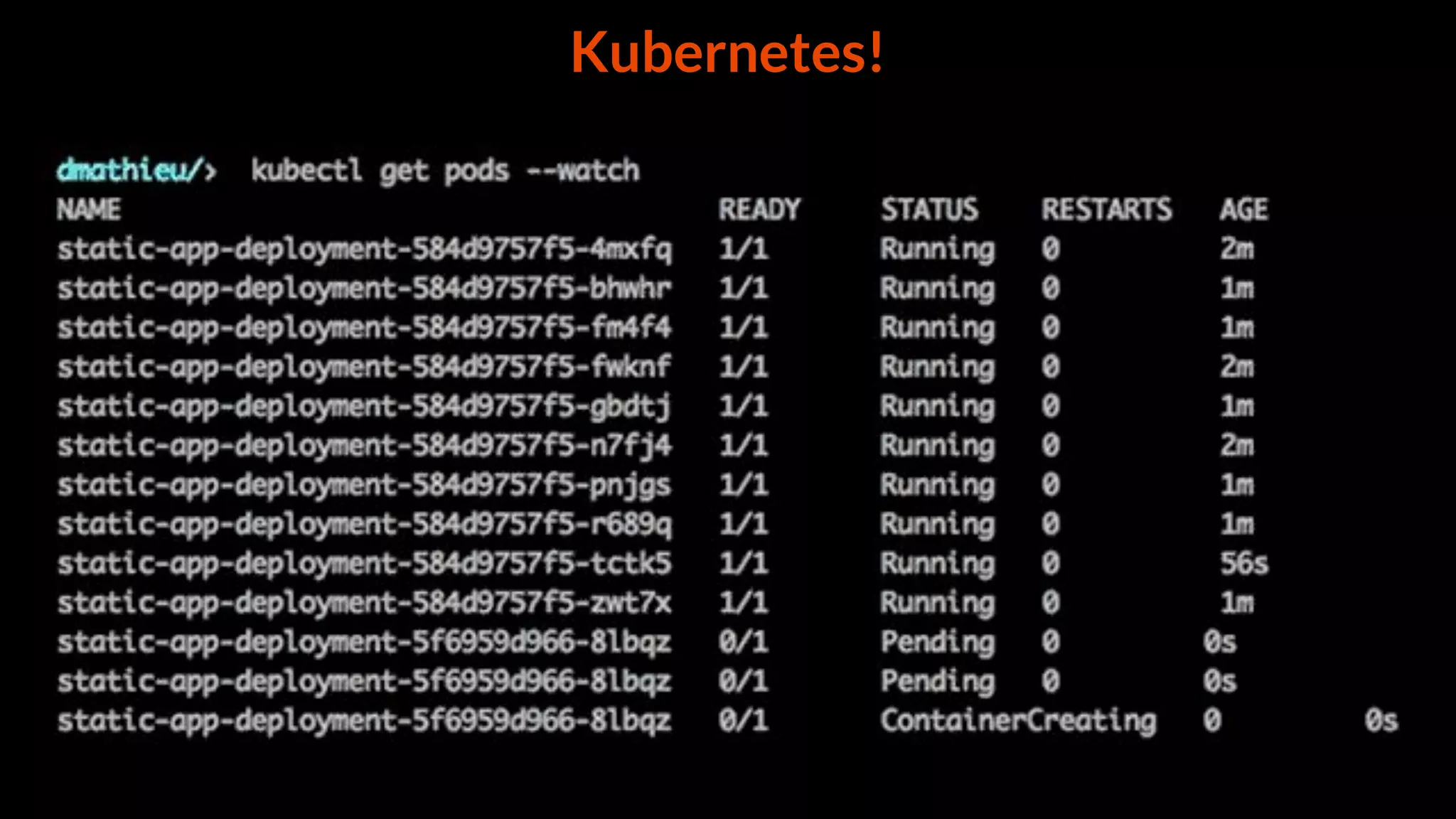 Kubernetes!
 