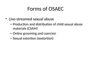 Osaec Powerpoint OSAEC_Awareness Powerpoint Presentation 2026 | PPTX