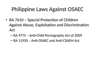 Osaec Powerpoint OSAEC_Awareness Powerpoint Presentation 2026 | PPTX