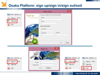 Osaka Platform: sign up/sign in/sign out/exit
 