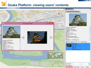 Osaka Platform: viewing users' contents
 