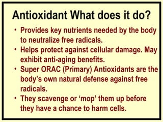 Antioxidant What does it do? ,[object Object],[object Object],[object Object],[object Object]