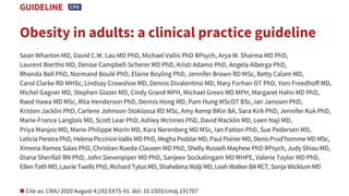 Guidelines in Obesity management | PPTX