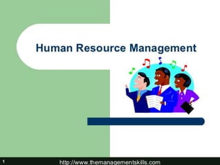 human resources management