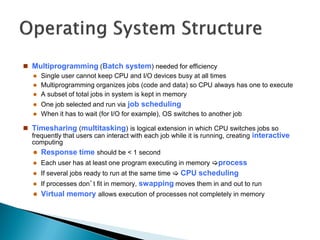 Operating System Concepts Presentation | PDF