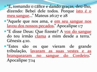 Quais as implicações de literalizarmos certos textos do Espírito de Profecia sobre o sangue de Cristo?