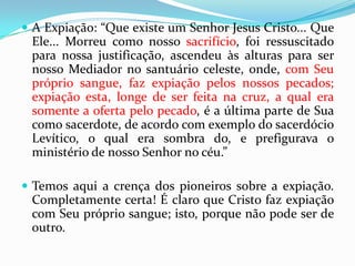 CRENÇAS FUNDAMENTAIS DOS ADVENTISTAS DO SÉTIMO DIAYEAR BOOK – 1912 - PIONEIROS