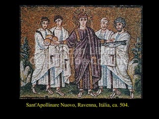 Sant'Apollinare Nuovo, Ravenna, Itália, ca. 504.

 