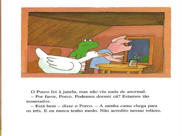 O sapo tem medo