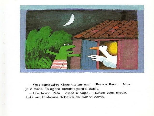 O sapo tem medo