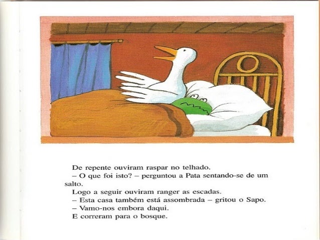 O sapo tem medo