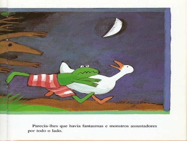 O sapo tem medo