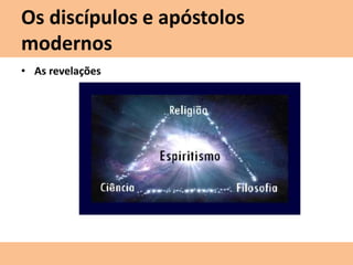 Os discípulos e apóstolos
modernos
• As revelações
 