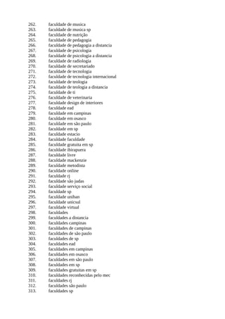 262. faculdade de musica
263. faculdade de musica sp
264. faculdade de nutrição
265. faculdade de pedagogia
266. faculdade de pedagogia a distancia
267. faculdade de psicologia
268. faculdade de psicologia a distancia
269. faculdade de radiologia
270. faculdade de secretariado
271. faculdade de tecnologia
272. faculdade de tecnologia internacional
273. faculdade de teologia
274. faculdade de teologia a distancia
275. faculdade de ti
276. faculdade de veterinaria
277. faculdade design de interiores
278. faculdade ead
279. faculdade em campinas
280. faculdade em osasco
281. faculdade em são paulo
282. faculdade em sp
283. faculdade estacio
284. faculdade faculdade
285. faculdade gratuita em sp
286. faculdade ibirapuera
287. faculdade livre
288. faculdade mackenzie
289. faculdade metodista
290. faculdade online
291. faculdade rj
292. faculdade são judas
293. faculdade serviço social
294. faculdade sp
295. faculdade uniban
296. faculdade unicsul
297. faculdade virtual
298. faculdades
299. faculdades a distancia
300. faculdades campinas
301. faculdades de campinas
302. faculdades de são paulo
303. faculdades de sp
304. faculdades ead
305. faculdades em campinas
306. faculdades em osasco
307. faculdades em são paulo
308. faculdades em sp
309. faculdades gratuitas em sp
310. faculdades reconhecidas pelo mec
311. faculdades rj
312. faculdades são paulo
313. faculdades sp
 