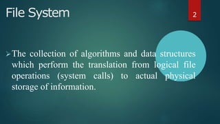OS_Assignment for Disk Space & File System & File allocation table(FAT ...