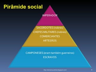 http://ednamourahist.blogspot.com/  Pirâmide social 
