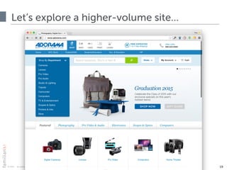 © 2015 · all rights reserved
Let’s explore a higher-volume site…
19
 