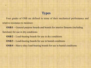 OSB & WOOD COMPOSITES | PPTX