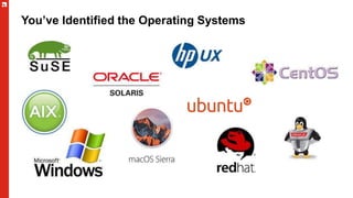 You’ve Identified the Operating Systems
 