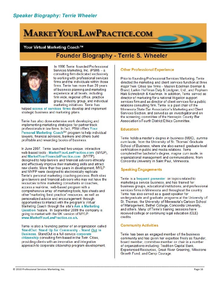 Short professional bio examples healthcare image