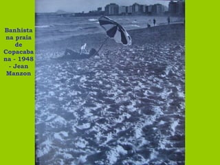 Banhista na praia de Copacabana - 1948 - Jean Manzon 