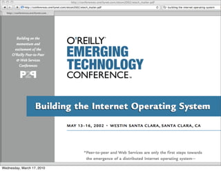 Wednesday, March 17, 2010
 