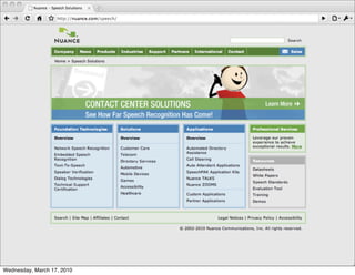 Wednesday, March 17, 2010
 