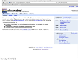 Wednesday, March 17, 2010
 