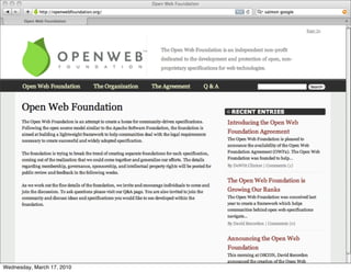 Wednesday, March 17, 2010
 