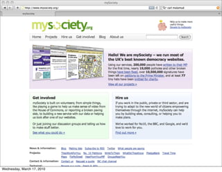 Wednesday, March 17, 2010
 