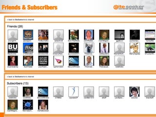 Friends & Subscribers
 