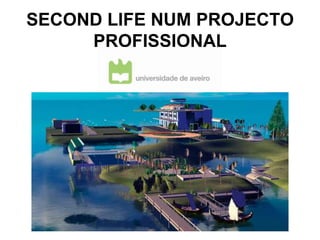 SECOND LIFE NUM PROJECTO
     PROFISSIONAL
 