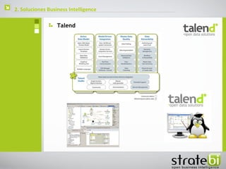    2. Soluciones Business Intelligence

                      Talend
 