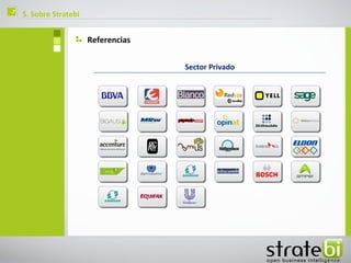 ç   5. Sobre Stratebi


                        Referencias


                                      Sector Privado
 