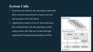 Operating system building blocks with detail description. | PPTX ...