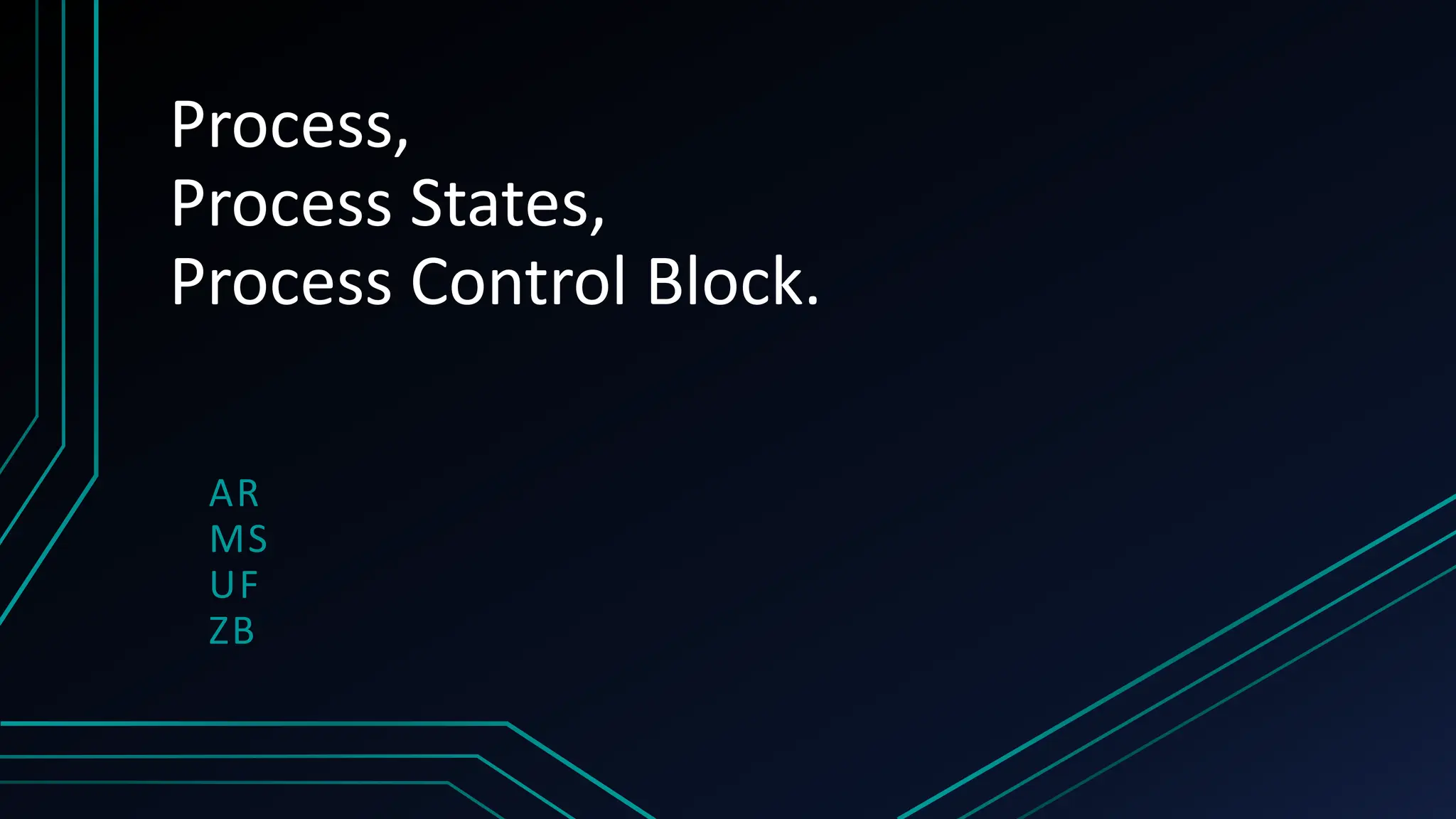 Process , Process states , Process Control Block in Operating Systems | PPT