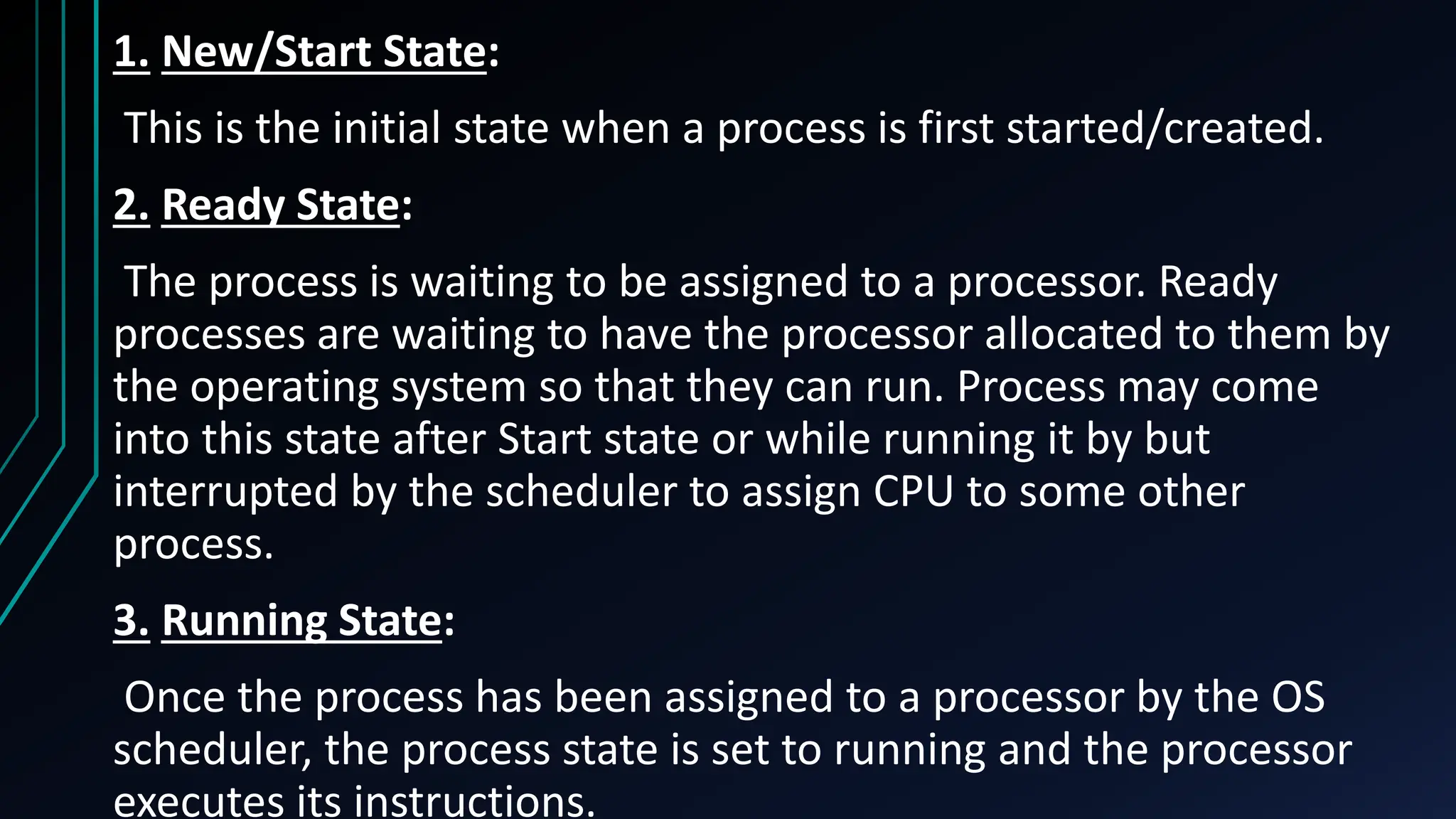 Process , Process states , Process Control Block in Operating Systems | PPT