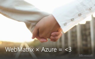 WebMatrix × Azure = <3
 