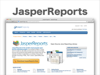 JasperReports

 